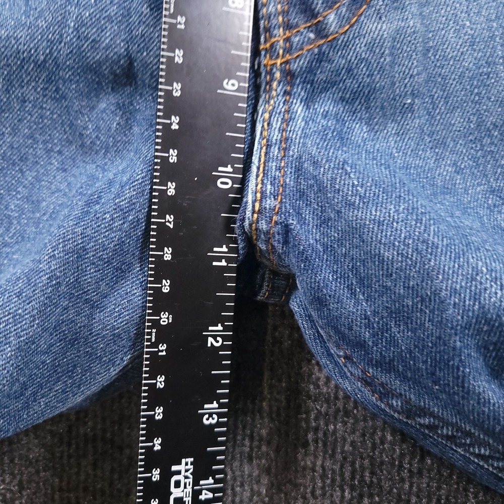 Levi's 505 Jeans Mens 34x25.5 Straight Fit Denim Work VTG Made In USA Y2K Street - Picture 5 of 12